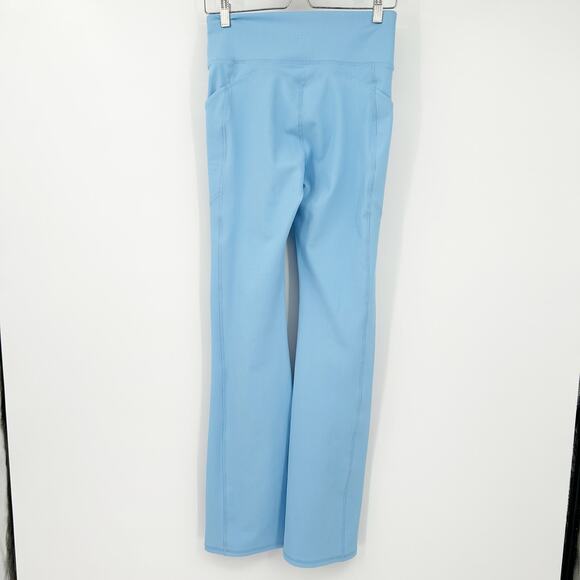 Fabletics Womens Oasis Rib HW Crossover V-Waist Kick Flare Active Yoga Pants S - Picture 7 of 7